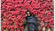 استایل  پاییزه «آزاده صمدی» در فضایی چشم نواز 