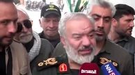 خط و نشان سردار علی فدوی برای اسرائیل در مراسم تشییع سردار نیلفروشان
