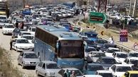 ترافیک هراز سنگین شد