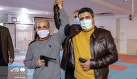 حضور قهرمان المپیک در آسایشگاه معلولین ذهنی +عکس