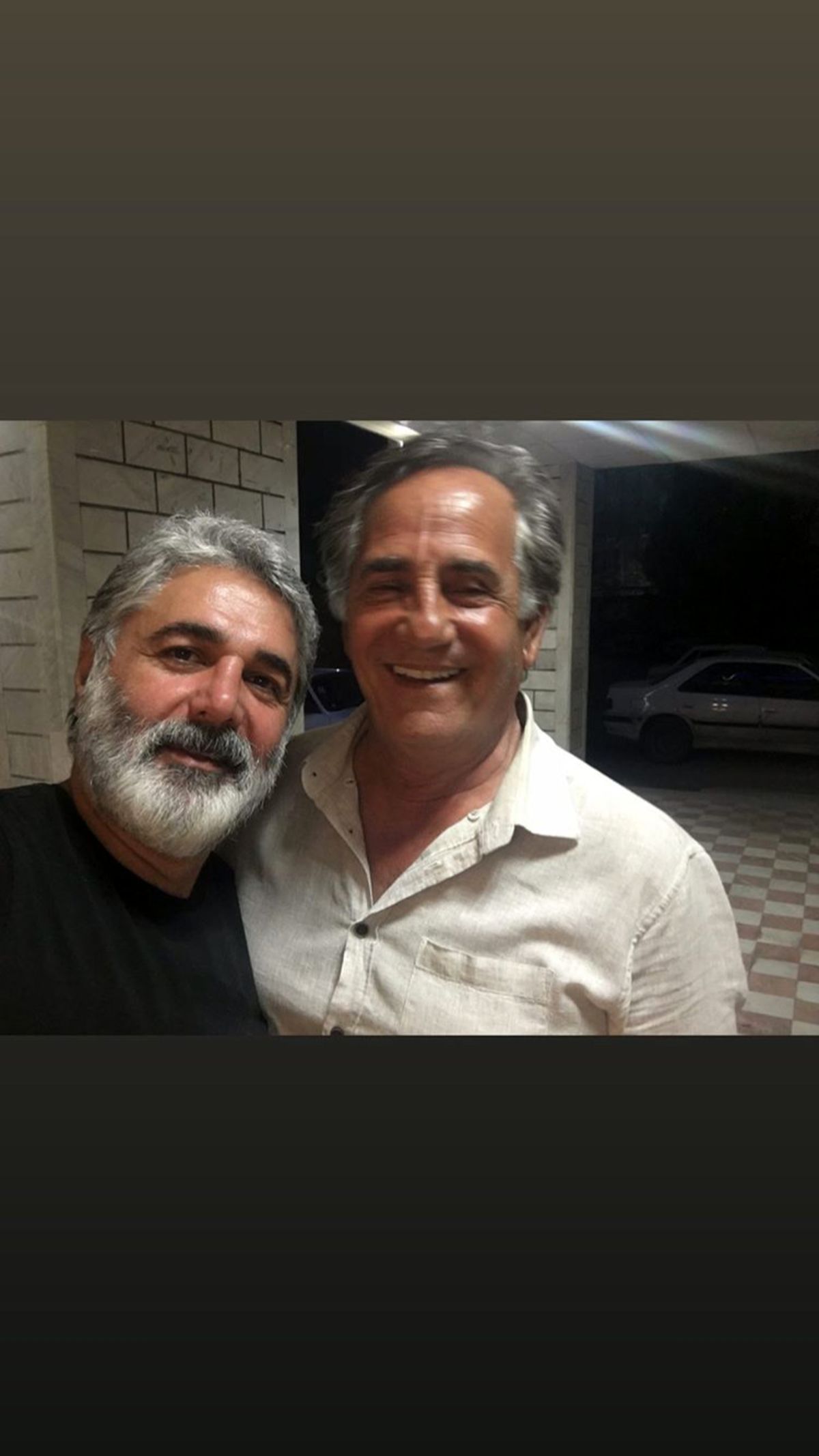 مهدی‌صبایی در کنار بازیگر مشهور + عکی