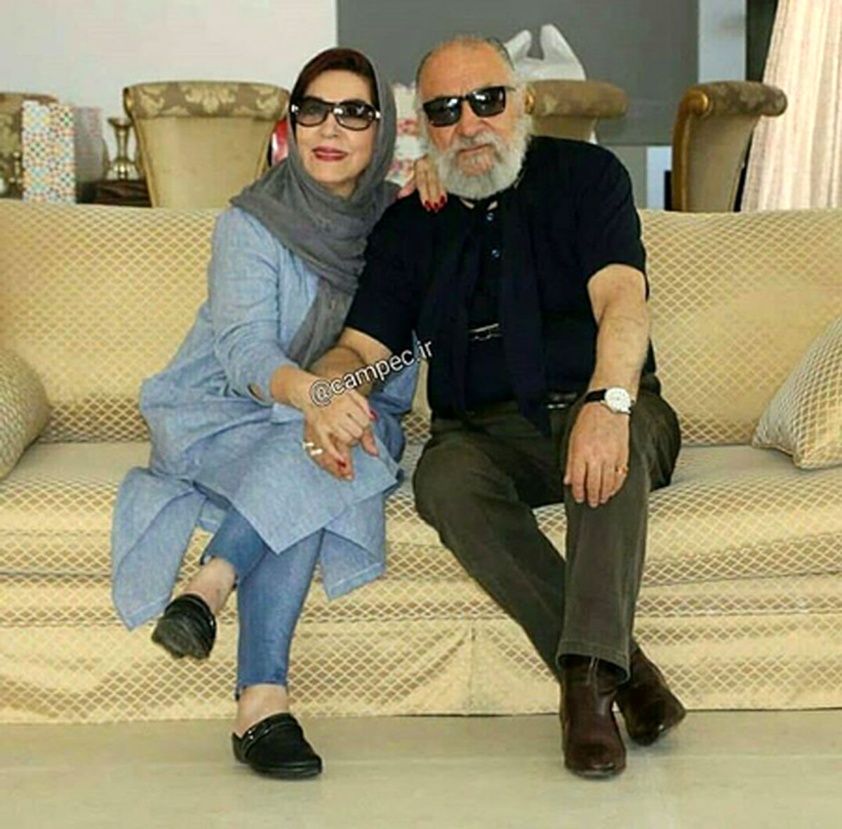 عکس زیادی خوشتیپ حشمت فردوس و بانو