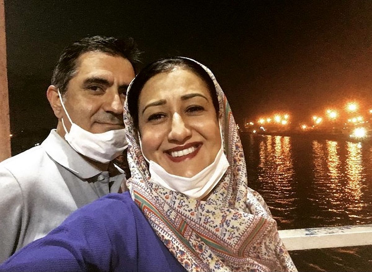 فاطمه هاشمی و همسرش + هکس