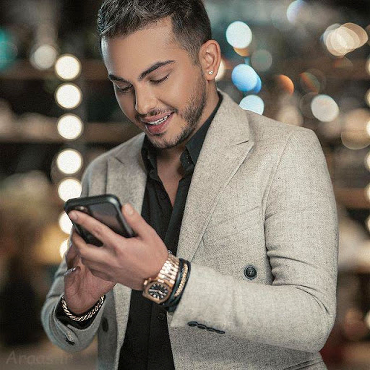 استایل شیک و جذاب ارسلان قاسمی