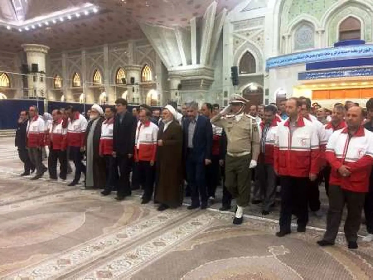 تجدید میثاق کارکنان هلال احمر با آرمان های امام راحل