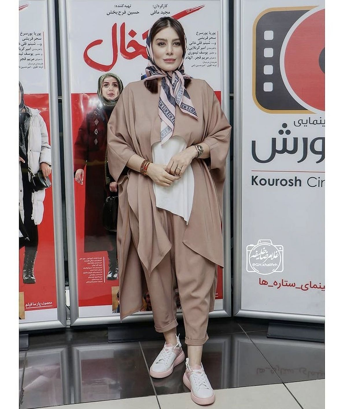 تیپ جدید سحر قریشی در اکران تکخال + عکس
