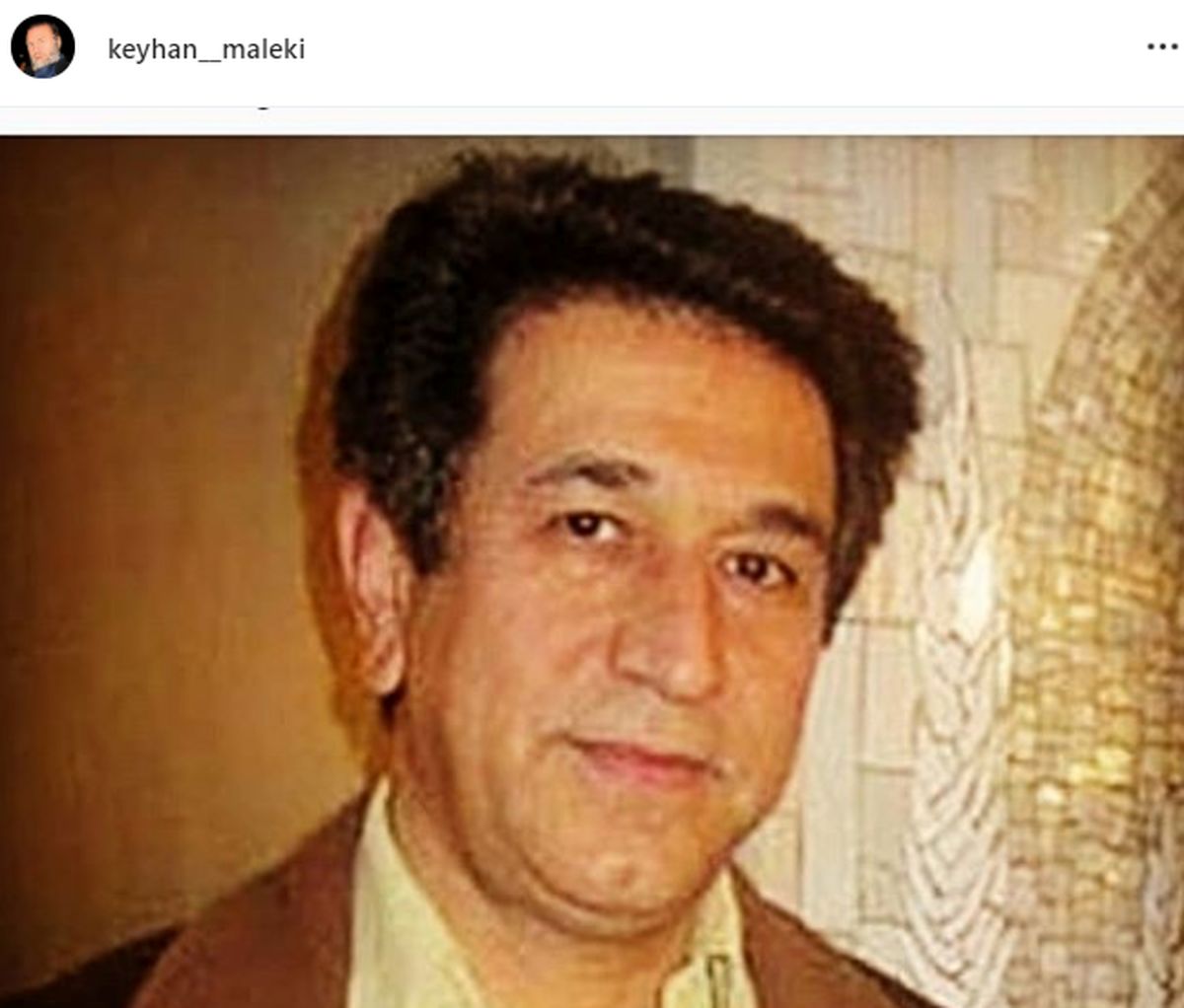 تسلیت کیهان ملکی برای فوت مجید اوجی