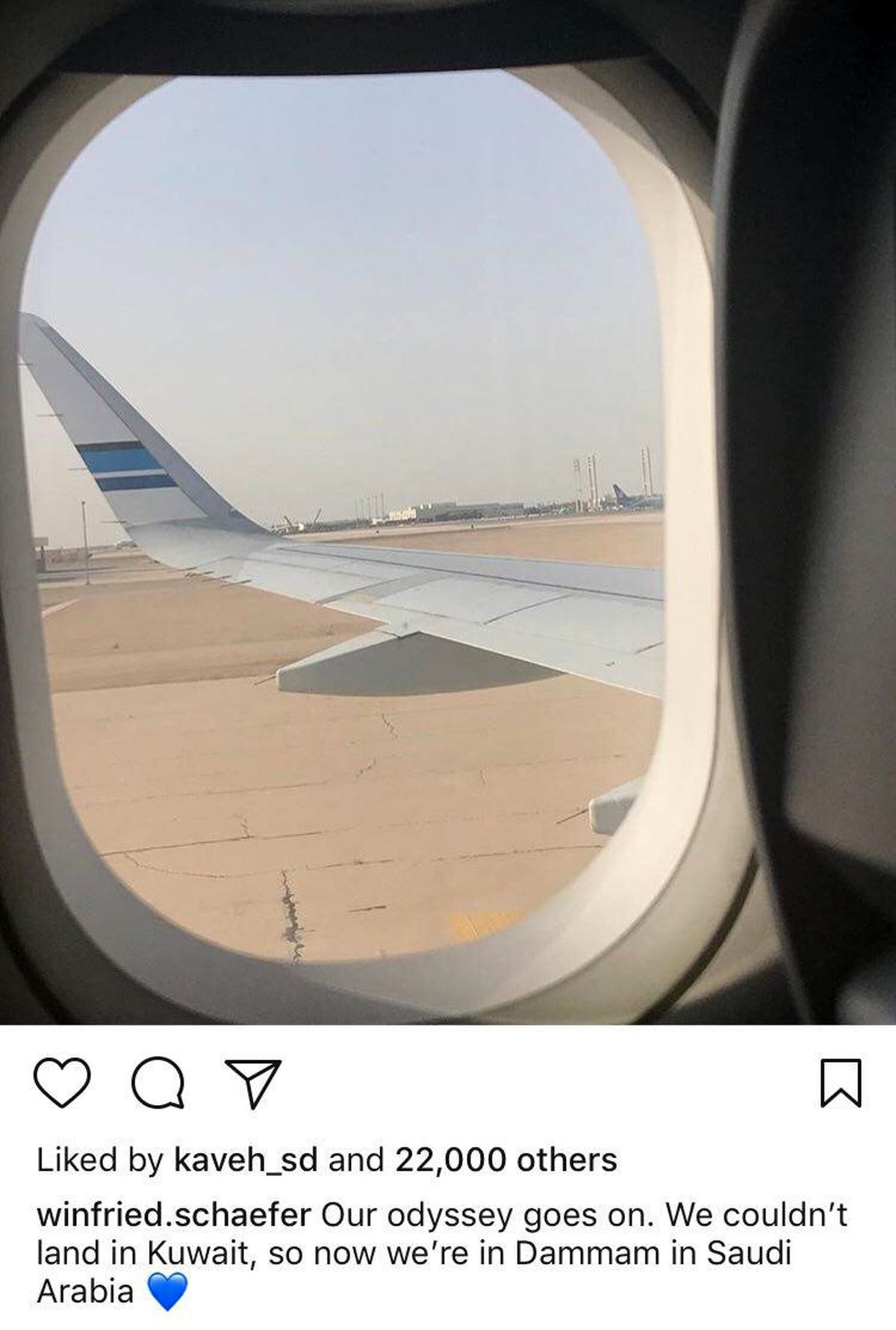 واکنش شفر پس از فرود هواپیمای استقلالی‌ها در عربستان
