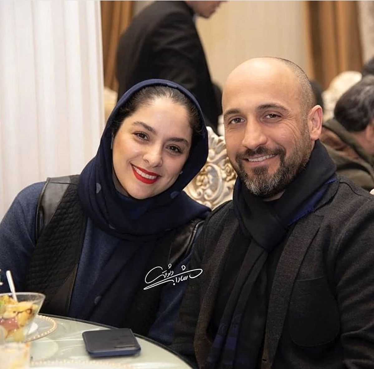 مارال بنی آدم و همسرش در یک مراسم + عکس