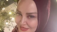 استایل جدید بهاره رهنما با شال قرمز + عکس