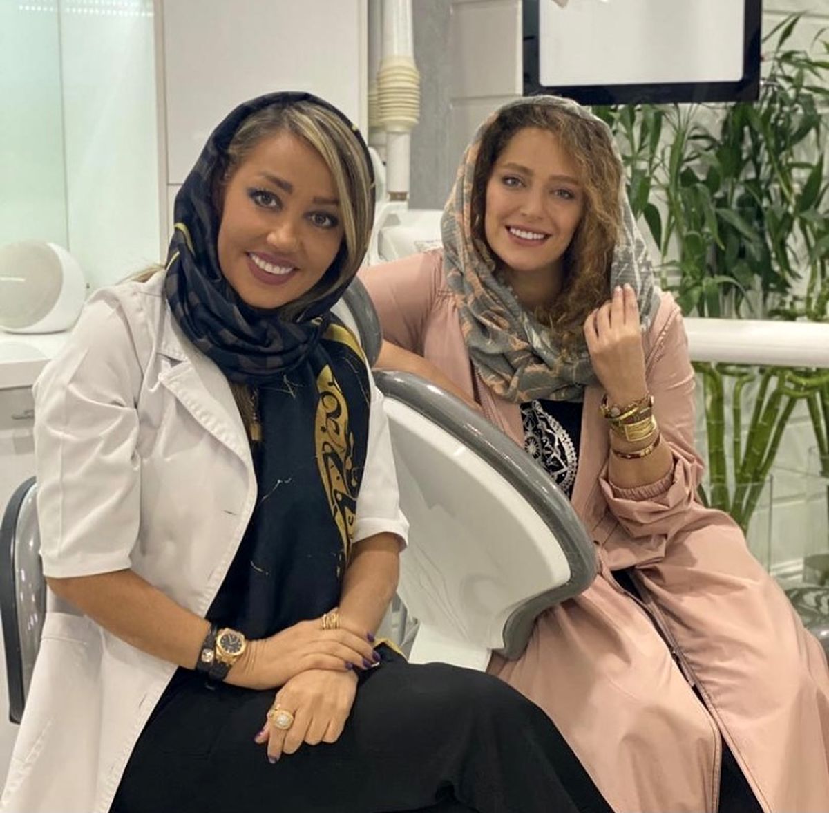 نگین معتضدی و دندانپزشکش + عکس
