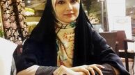 مژده خنجری همراه همسرش و دوستانشان
