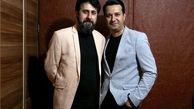 هومن حاجی عبداللهی در کنار دوستش + عکس