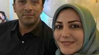 سلفی المیرا شریفی مقدم با همسرش + عکس