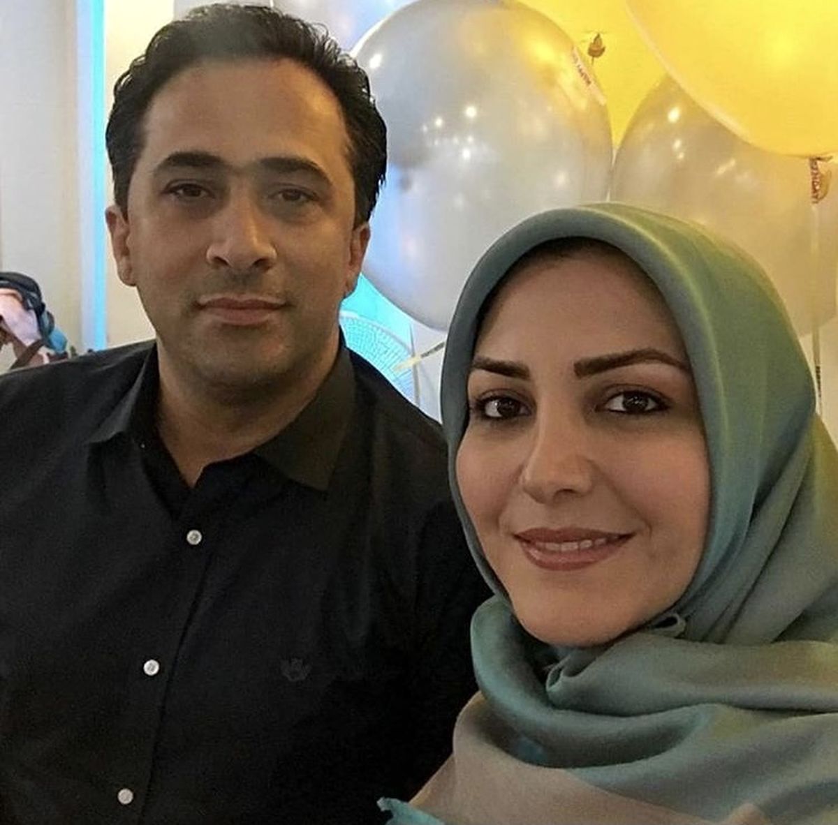 سلفی المیرا شریفی مقدم با همسرش + عکس