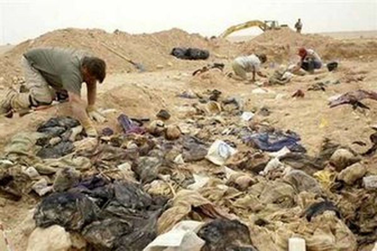 یک گور جمعی کشف شد