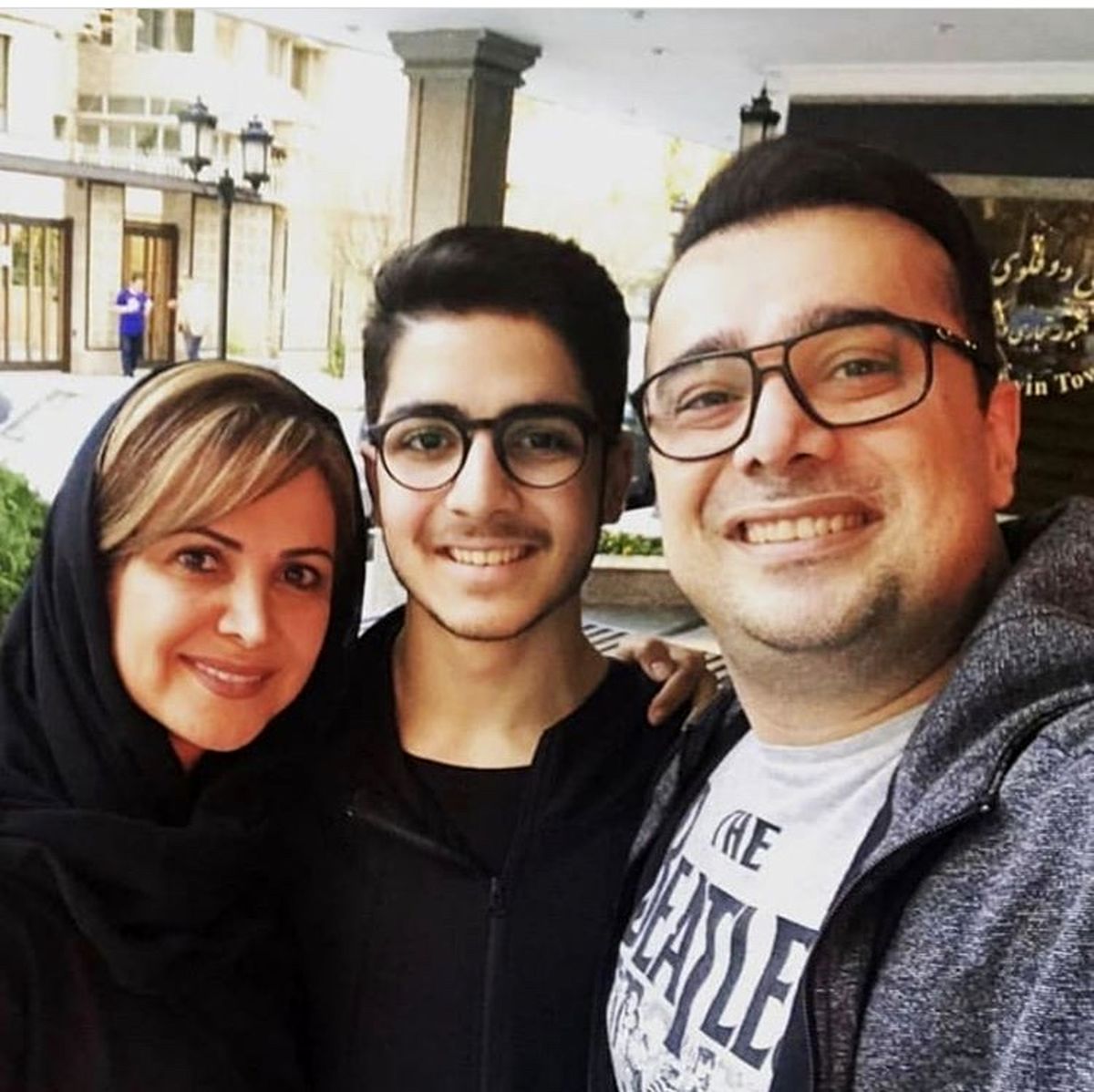 سلفی خانوادگی سپند امیرسلیمانی + عکس