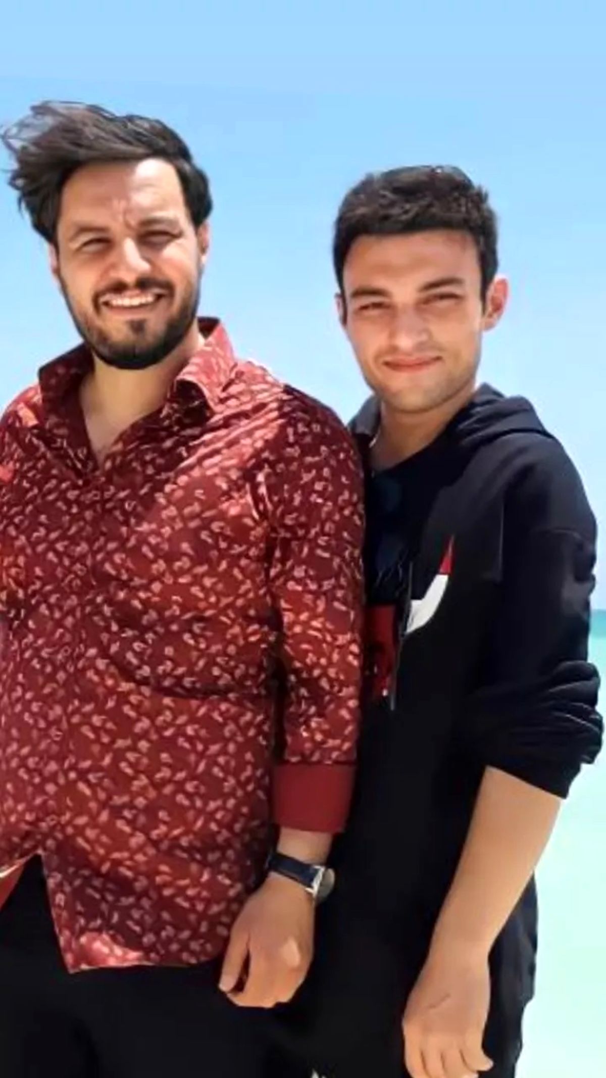 جواد عزتی و پسرش در دبی + عکس