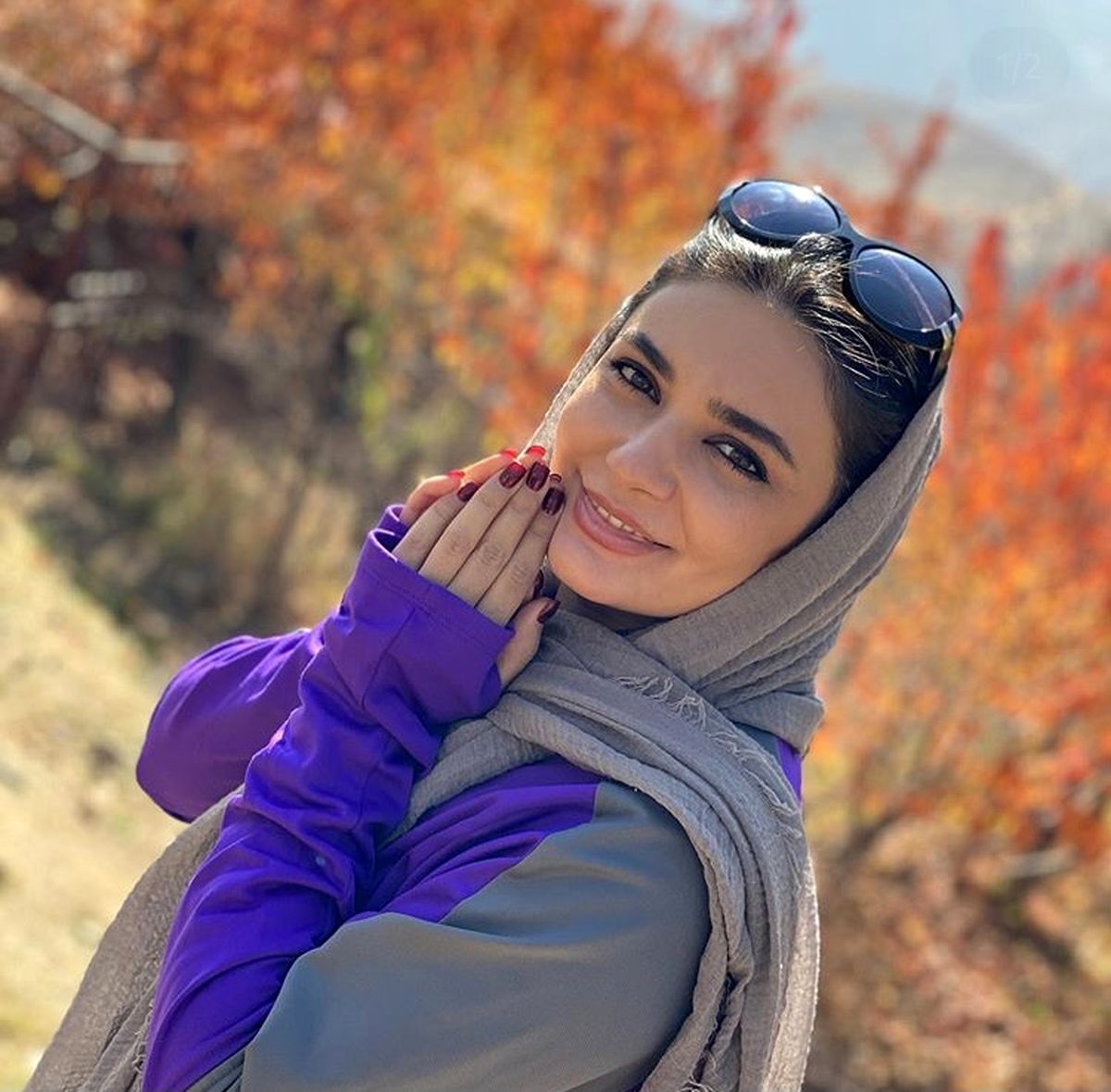 عکس پاییزی لیندا کیانی