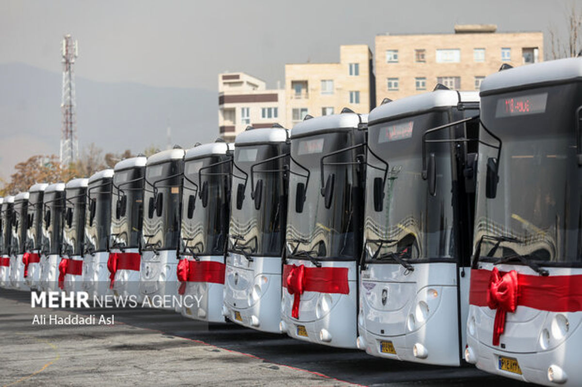 تحویل ۲۰۰ اتوبوس جدید به شهرداری تهران در روز شنبه