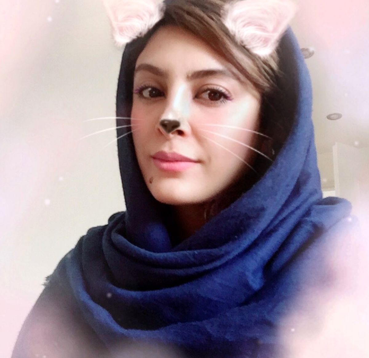 عکس گربه ای خانم بازیگر