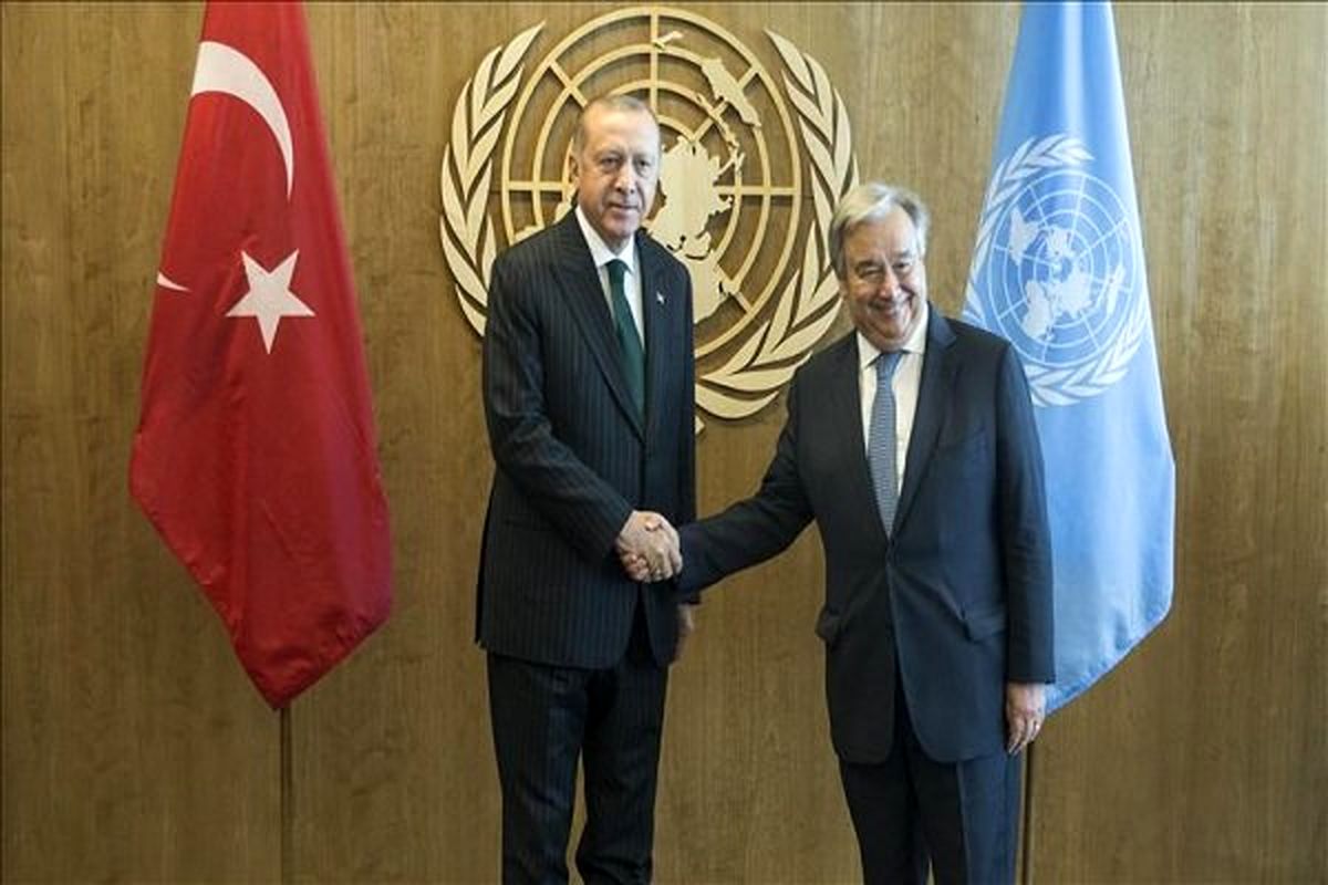 گوترش و اردوغان دیدار کردند