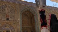 خانم مجری در نجف+عکس