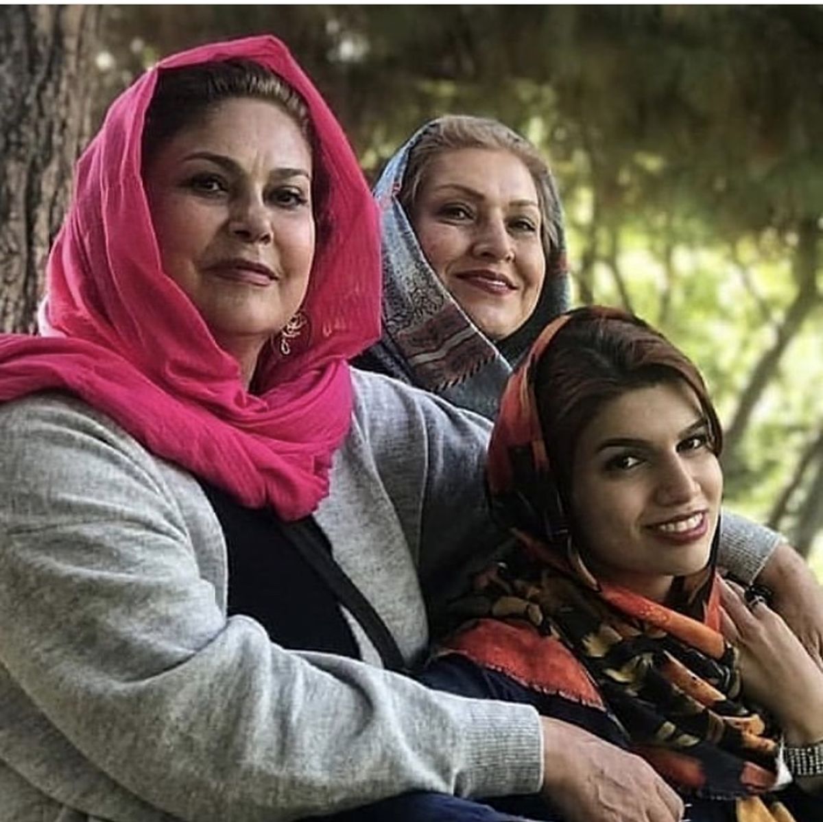 مهرانه مهین ترابی و خانواده اش + عکس