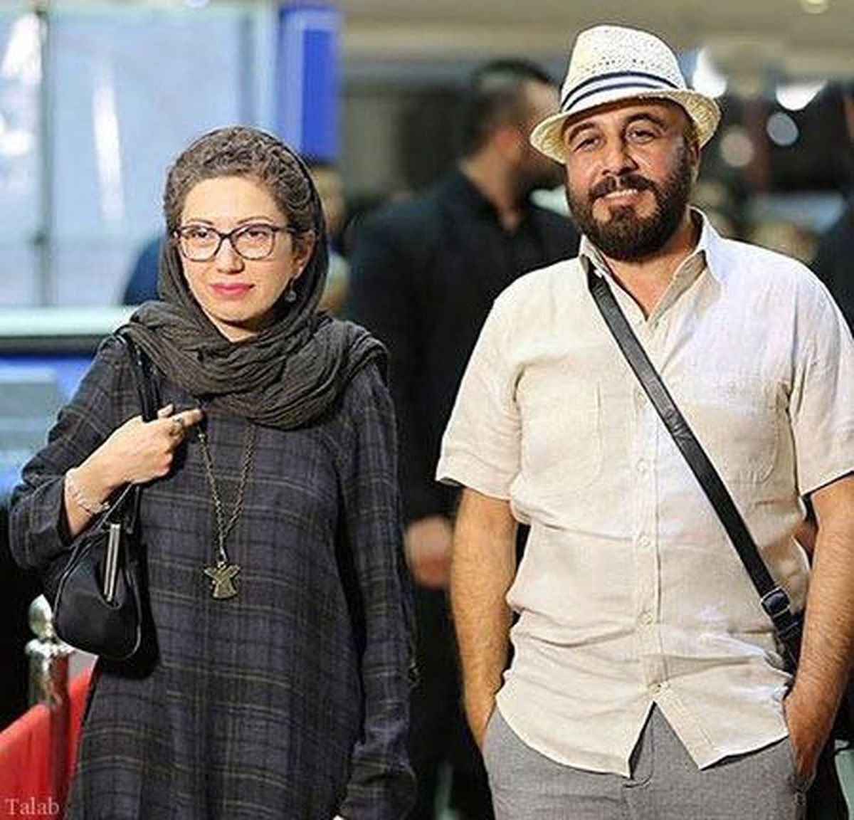رضا عطاران و همسرش+عکس
