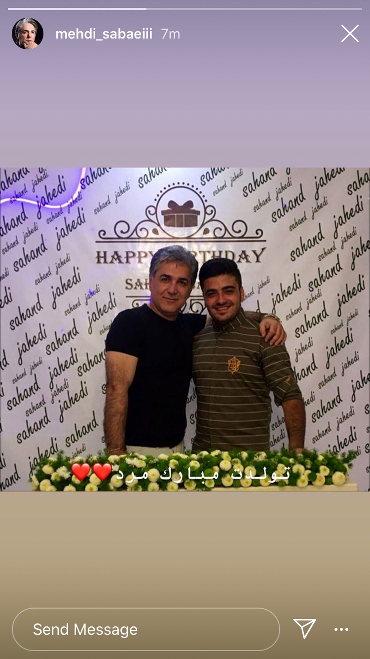 مهدی صبایی در تولد‌ دوستش + عکس