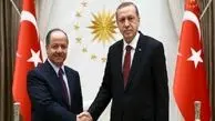 دیدار «اردوغان» و «بارزانی» پشت درهای بسته 