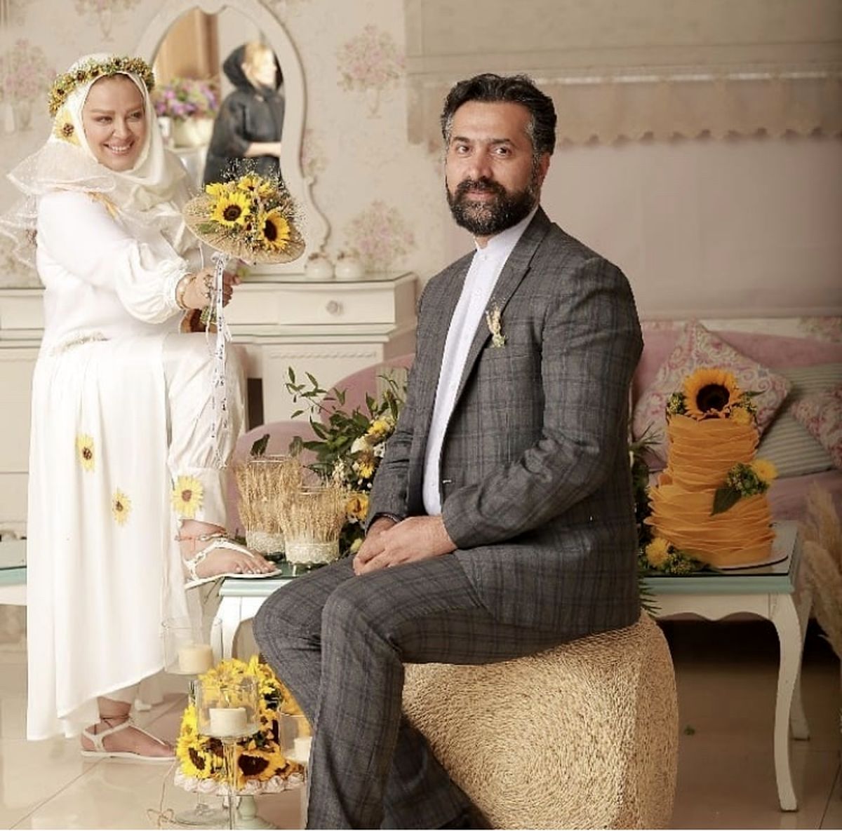 بهاره رهنما وهمسرش در سالگرد ازدواجشان + عکس