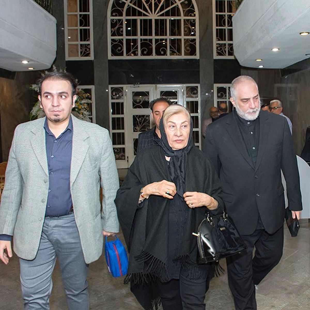  ایرج نوذری با موهایی سپید