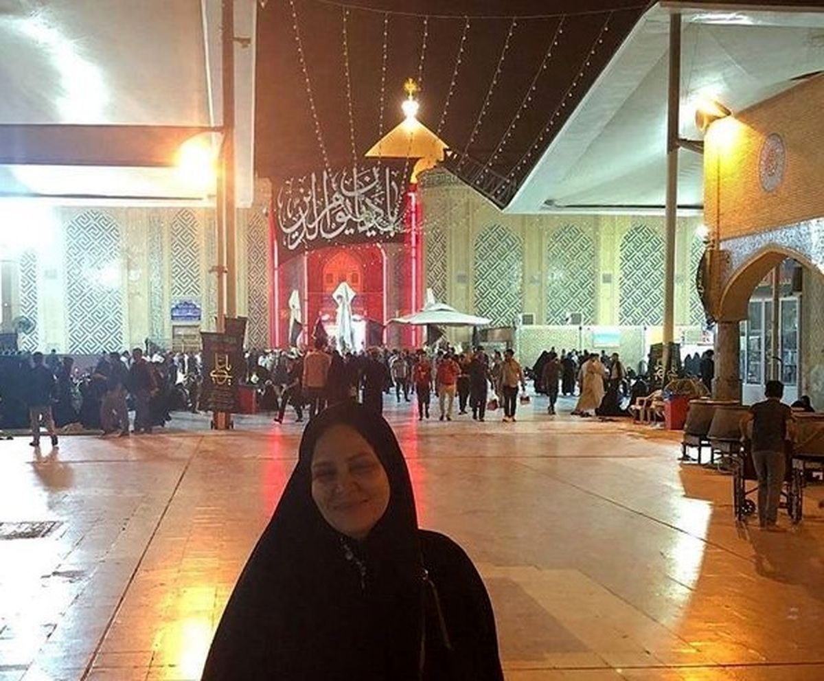 عکس خوش حس بهاره رهنما در کربلا