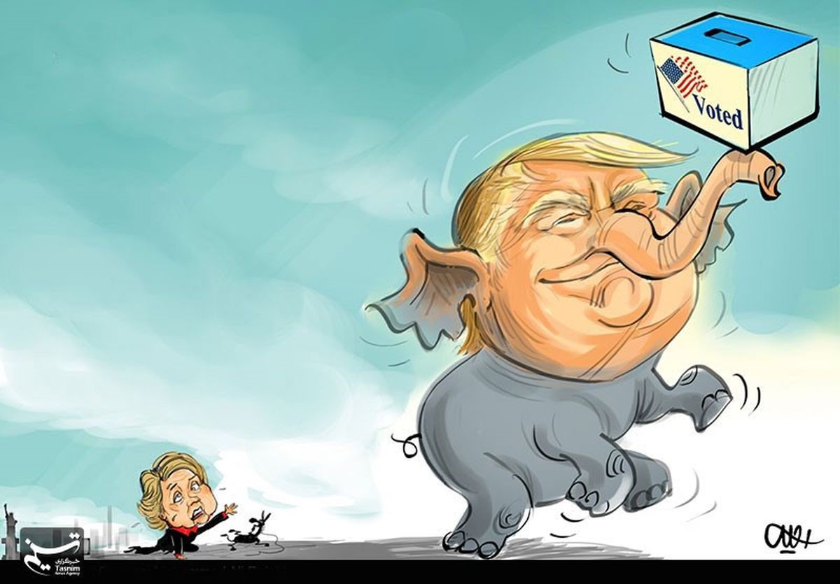 جهانی آشفتهتر با دونالد ترامپ! / کاریکاتور