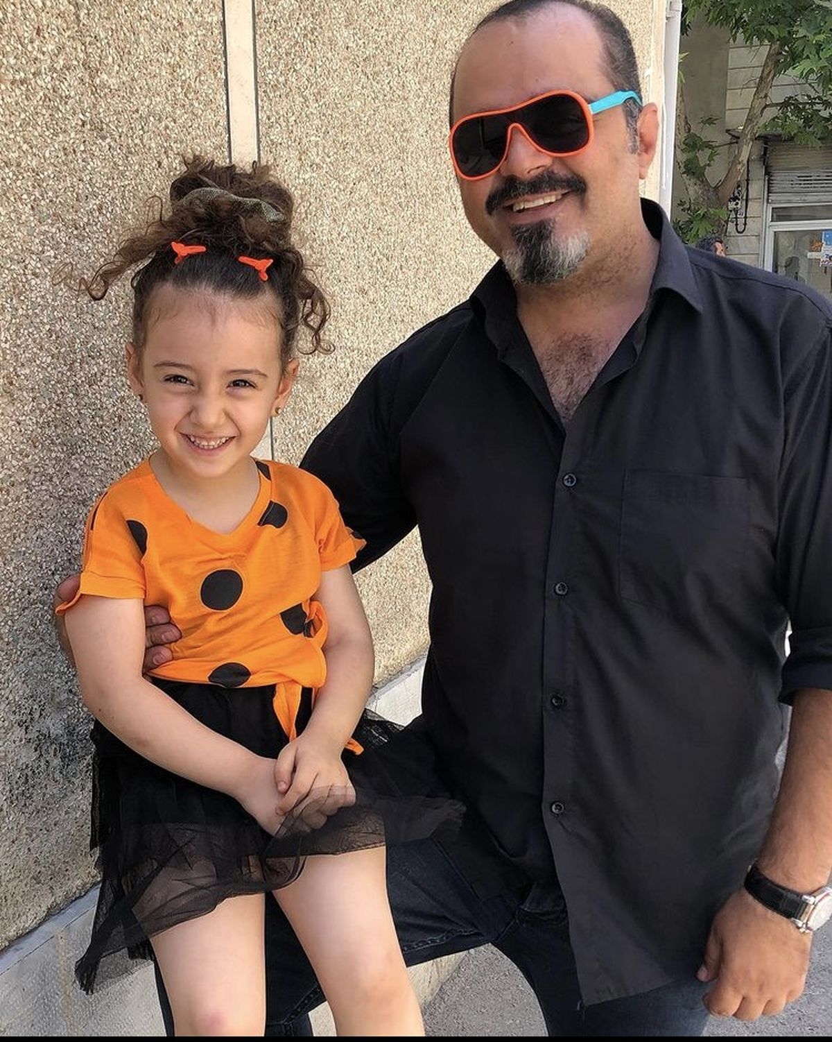 رضا مولایی در کنار خواهرزاده خوشتیپش + عکس