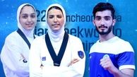 طلای خدابنده و پوراسماعیل در تکواندوی قهرمانی آسیا / نادعلیان نقره گرفت