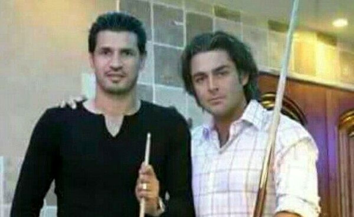 گلزار و دایی در جوانی + عکس