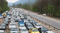 ترافیک سنگین در محورهای هراز و فیروزکوه 