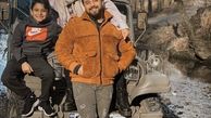 طبیعت گردی بابک جهانبخش با خانواده + عکس