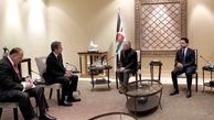 هشدار شاه اردن در دیدار با وزیر خارجه آمریکا