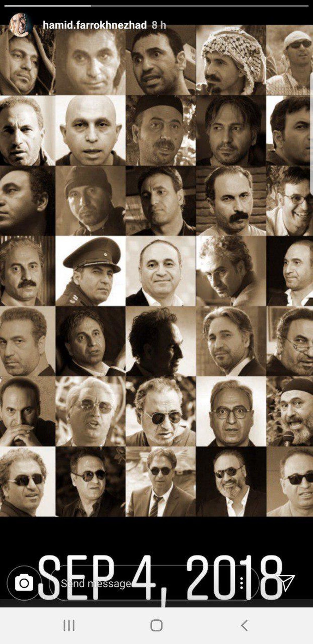 تمام نقش های حمید فرخ نژاد در یک قاب