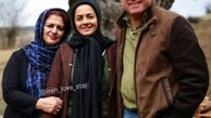 خانم بازیگر و خانواده اش+عکس 