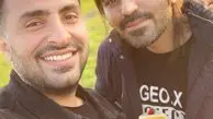 علیرضا تلیسچی و دوستش + عکس