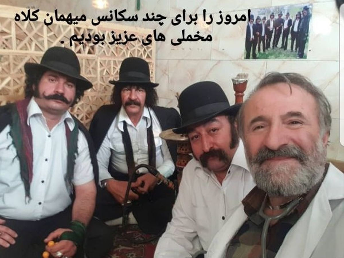 مهران رجبی مهمان کلاه مخملی ها در قهوه خانه+عکس