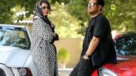 کل کل ماشین لوکس محمدرضا گلزار با ساره بیات