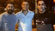عکس آقایون بازیگر با داور معروف خارج نشین 