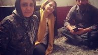 شیرین بینا در خانه اش + عکس