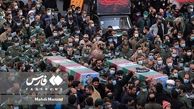 پیکر 2 شهید مدافع حرم در تهران تشییع شد / جزییات بیش‌تر از مراسم تدفین