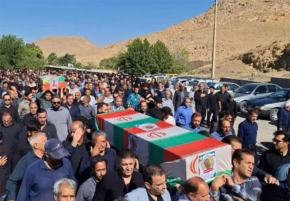 اسامی 10 پاسدار شهید حمله دیروز اسرائیل به یزد